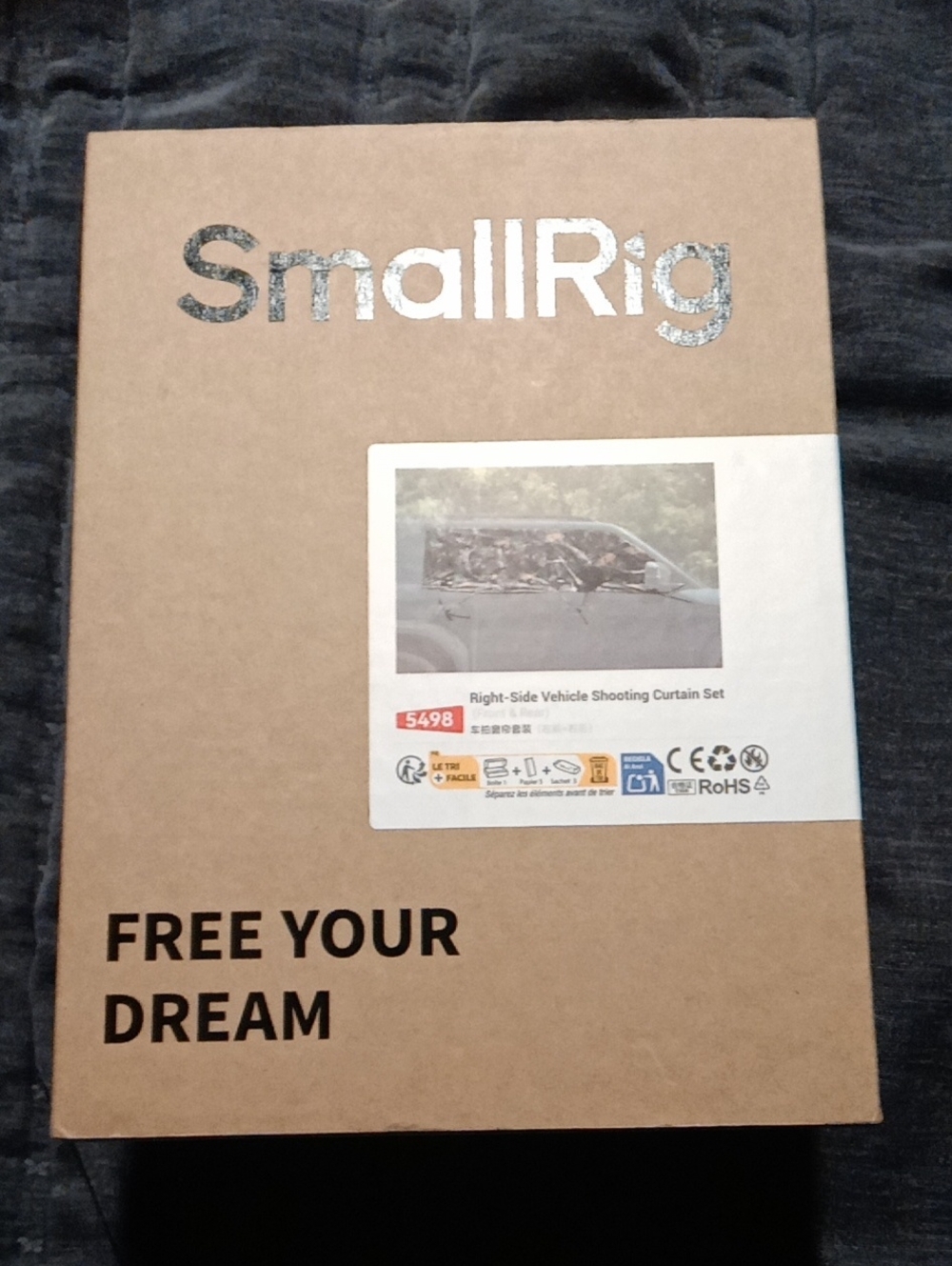 Small Rig Right-Side Vehicle Shooting Curtain Set - Front & Rear
